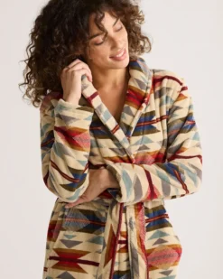 WOMEN'S WYETH TRAIL COTTON TERRY VELOUR ROBE